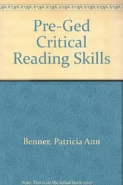 Tapa de Pre-GED critical reading skills