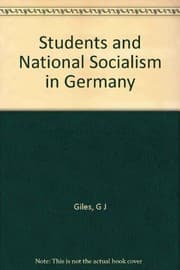 Tapa de Students and national socialism in Germany