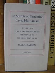 Tapa de In search of Florentine civic humanism