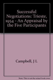 Tapa de Successful negotiation, Trieste 1954