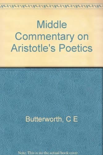 Tapa de Averroes' Middle commentary on Aristotle's Poetics