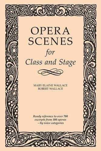 Tapa de Opera Scenes for Class and Stage