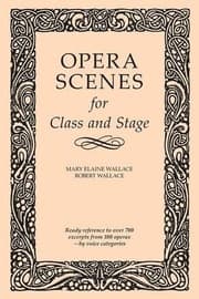 Tapa de Opera Scenes for Class and Stage