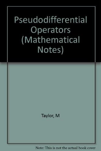 Tapa de Pseudo differential operators