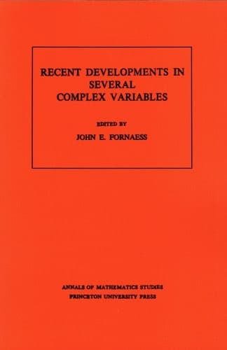 Tapa de Recent developments in several complex variables