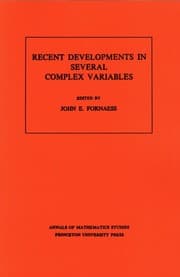Tapa de Recent developments in several complex variables
