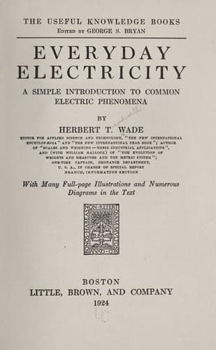 Tapa de ...Everyday electricity