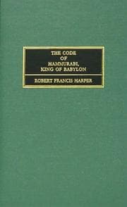 Tapa de The Code of Hammurabi, King of Babylon