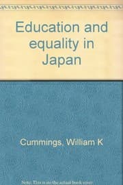 Tapa de Education and equality in Japan