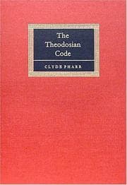 Tapa de The Theodosian code and novels, and the Sirmondian constitutions