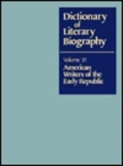 Tapa de American writers of the early republic
