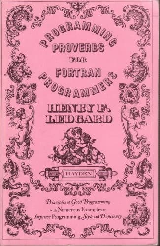 Tapa de Programming proverbs for FORTRAN programmers