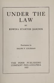 Tapa de Under the law