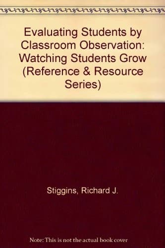Tapa de Evaluating students by classroom observation
