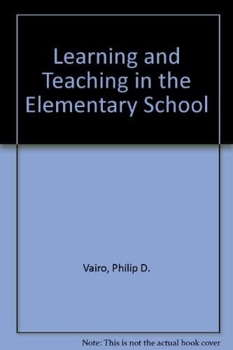 Tapa de Learning and teaching in the elementary school