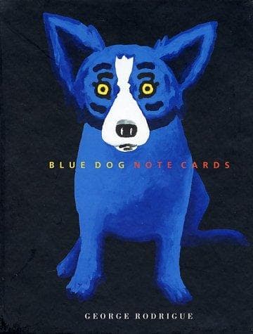 Tapa de Blue Dog - Note Cards