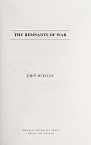 Tapa de The remnants of war