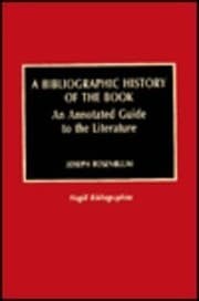 Tapa de A bibliographic history of the book