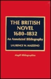 Tapa de The British Novel 1680-1832