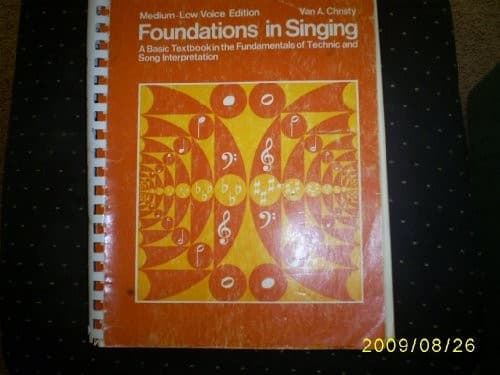 Tapa de Foundations in singing