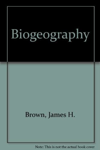 Tapa de Biogeography