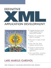 Tapa de Definitive XML Application Development