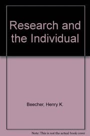 Tapa de Research and the individual