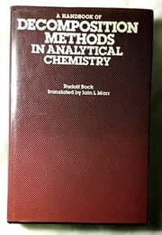 Tapa de A handbook of decomposition methods in analytical chemistry