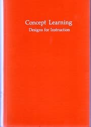Tapa de Concept learning; designs for instruction