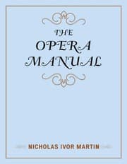 Tapa de The Opera Manual (Music Finders Book 5)