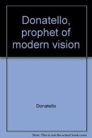 Tapa de Donatello, prophet of modern vision
