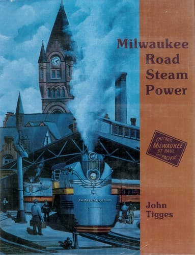 Tapa de Milwaukee road steam power