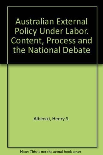 Tapa de Australian external policy under Labor