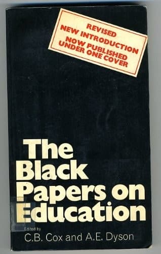 Tapa de The black papers on education