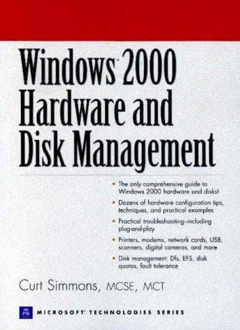 Tapa de Windows 2000 Hardware and Disk Management