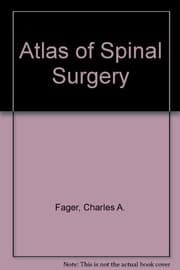 Tapa de Atlas of spinal surgery