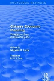Tapa de Chinese Economic Planning: Translations from Chi-Hua Ching-Chi