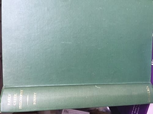 Tapa de Early Greek philosophy