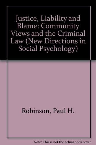 Tapa de Justice, liability, and blame