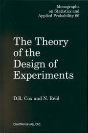 Tapa de The theory of the design of experiments