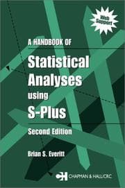Tapa de A Handbook of Statistical Analyses using S-Plus