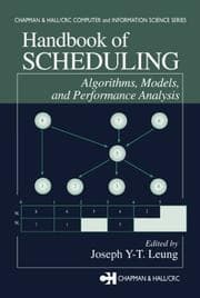 Tapa de Handbook of Scheduling