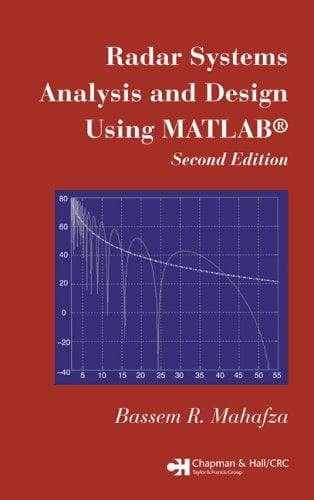 Tapa de Radar Systems Analysis and Design Using MATLAB