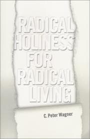 Tapa de Radical Holiness For Radical Living