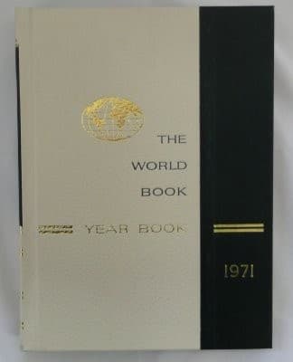 Tapa de World Book Year Book 1971