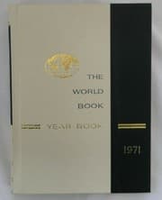 Tapa de World Book Year Book 1971