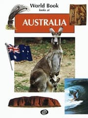 Tapa de World Book Looks at Australia