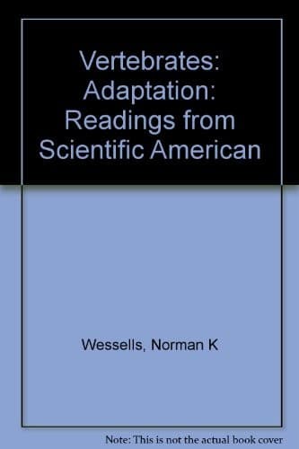 Tapa de Vertebrates--adaptation