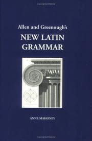 Tapa de Allen and Greenough's New Latin Grammar