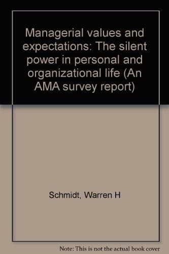 Tapa de Managerial values and expectations